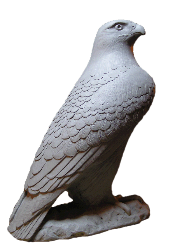Hawk outdoor statue for sale